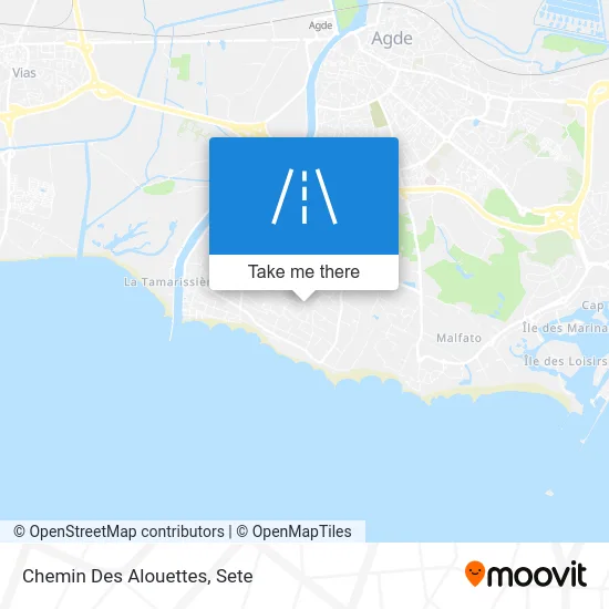 Chemin Des Alouettes map