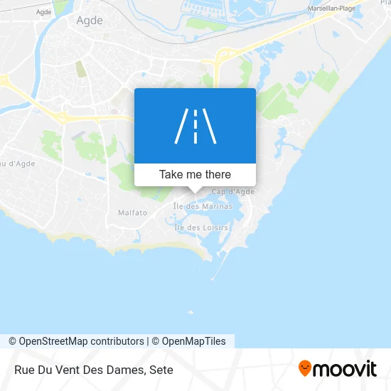 Rue Du Vent Des Dames map