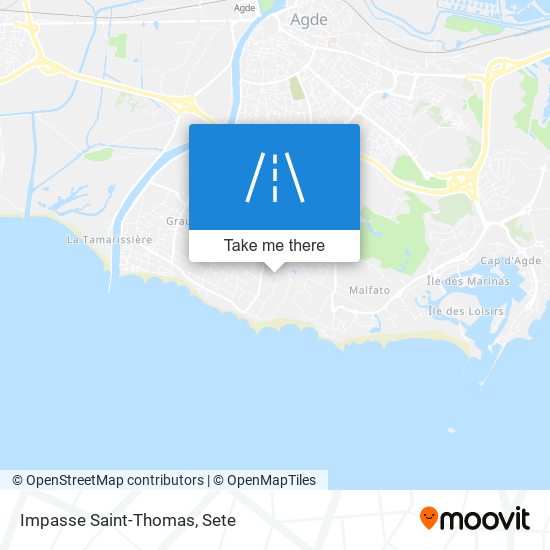 Impasse Saint-Thomas map