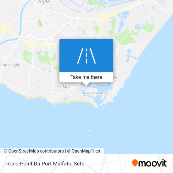 Rond-Point Du Port Malfato map
