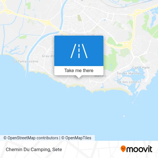 Chemin Du Camping map