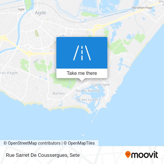 Rue Sarret De Coussergues map