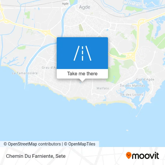 Chemin Du Farniente map