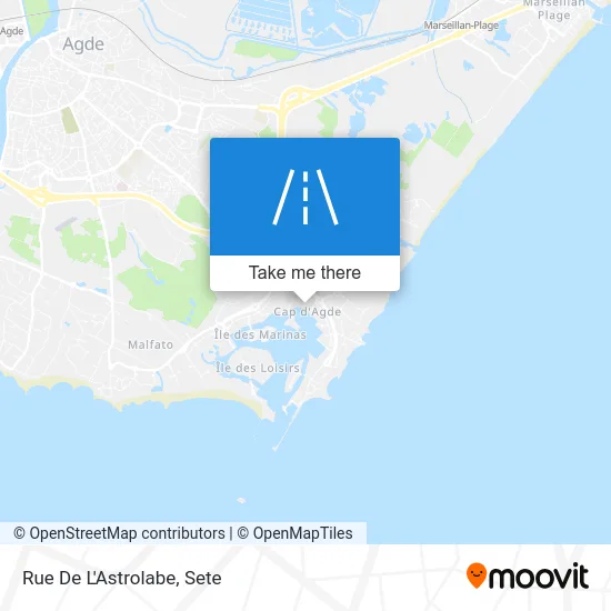 Mapa Rue De L'Astrolabe