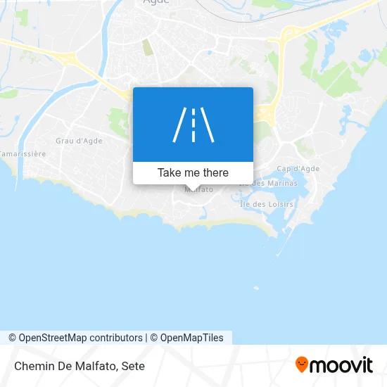 Chemin De Malfato map