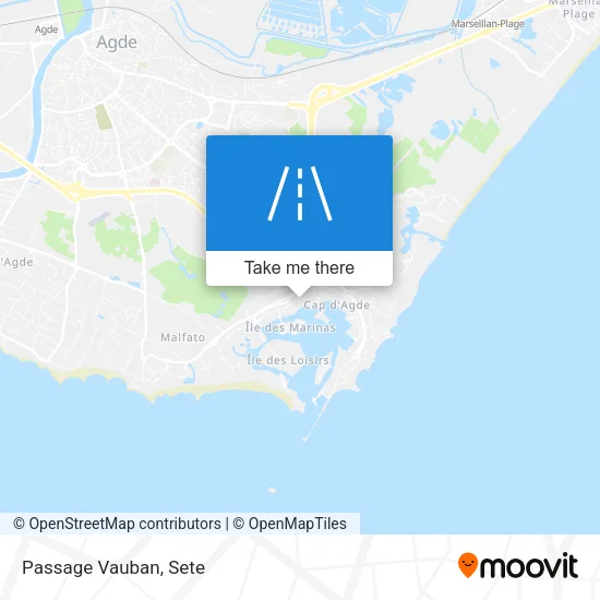 Passage Vauban map