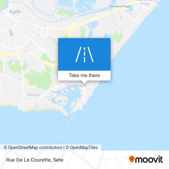 Mapa Rue De La Courette