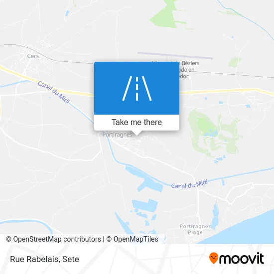 Mapa Rue Rabelais