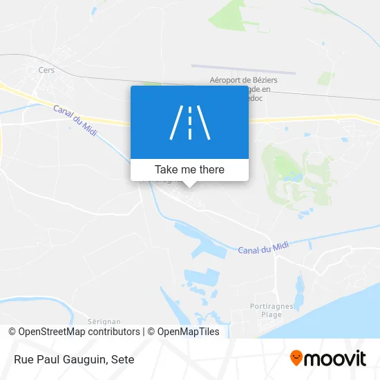 Rue Paul Gauguin map