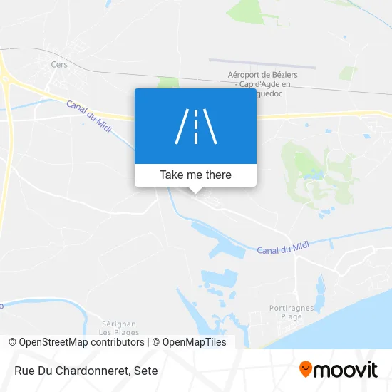 Mapa Rue Du Chardonneret