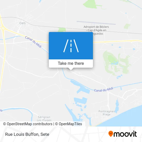 Mapa Rue Louis Buffon