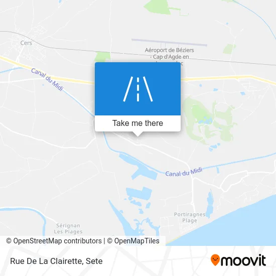 Rue De La Clairette map