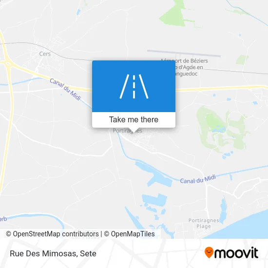 Mapa Rue Des Mimosas