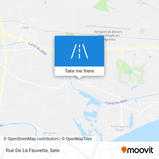 Rue De La Fauvette map