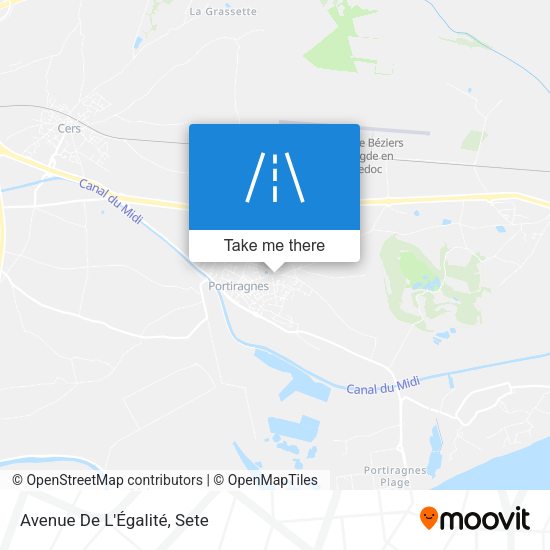 Avenue De L'Égalité map