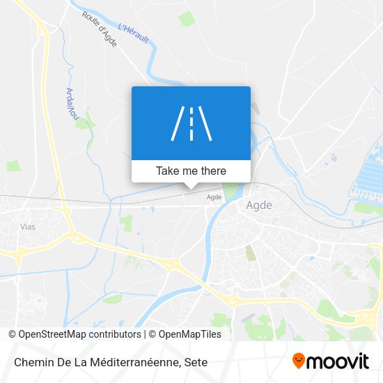 Chemin De La Méditerranéenne map