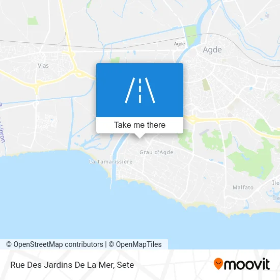Rue Des Jardins De La Mer map