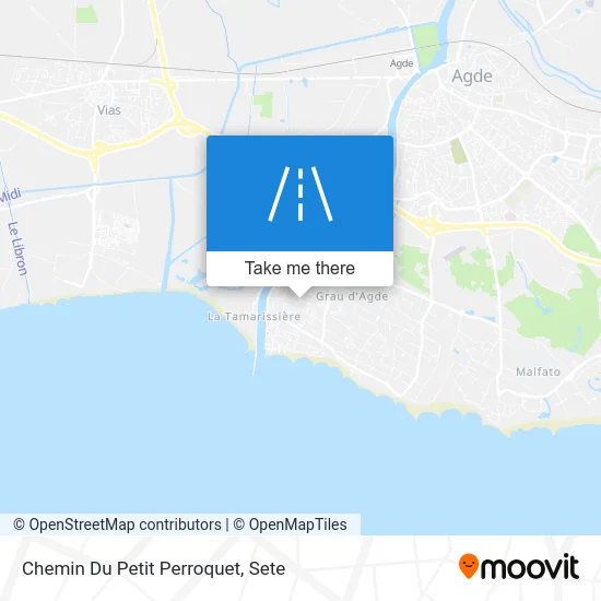 Chemin Du Petit Perroquet map