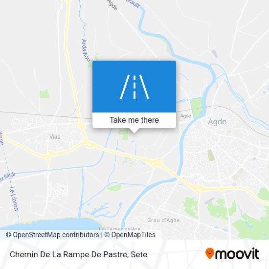 Chemin De La Rampe De Pastre map