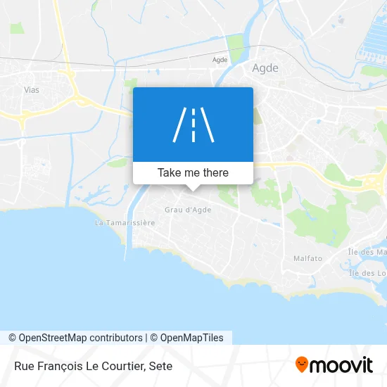 Rue François Le Courtier map