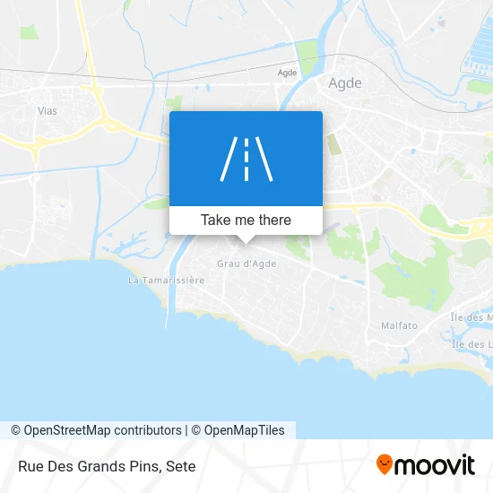 Rue Des Grands Pins map