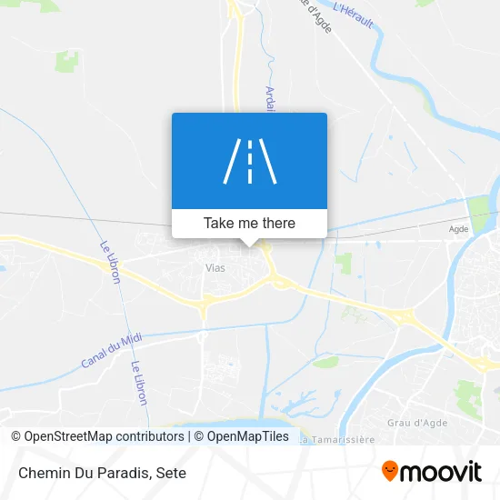 Chemin Du Paradis map