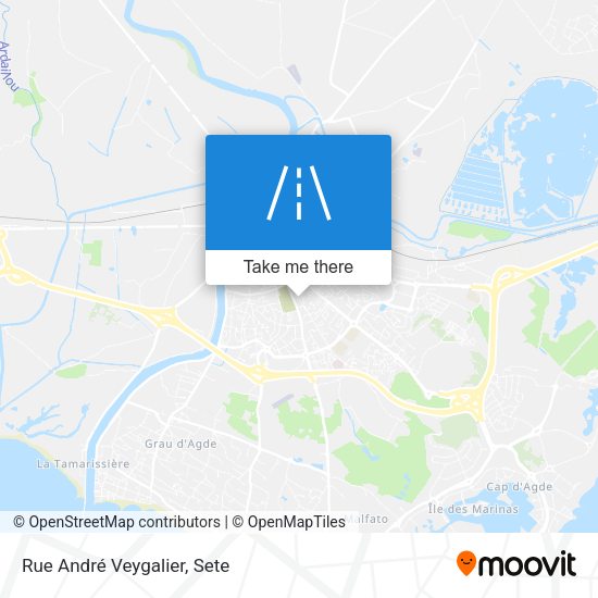 Rue André Veygalier map