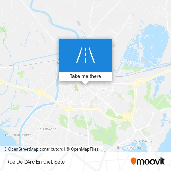 Rue De L'Arc En Ciel map