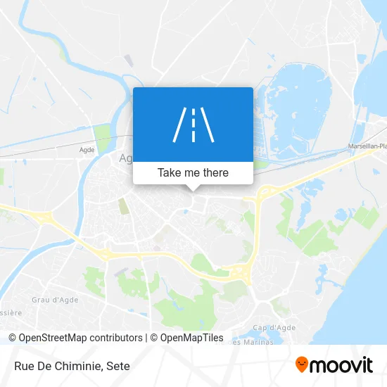 Mapa Rue De Chiminie