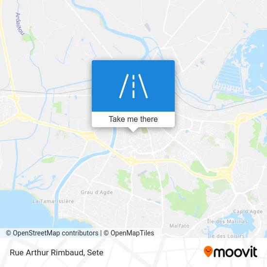 Rue Arthur Rimbaud map