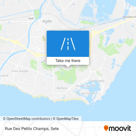 Mapa Rue Des Petits Champs