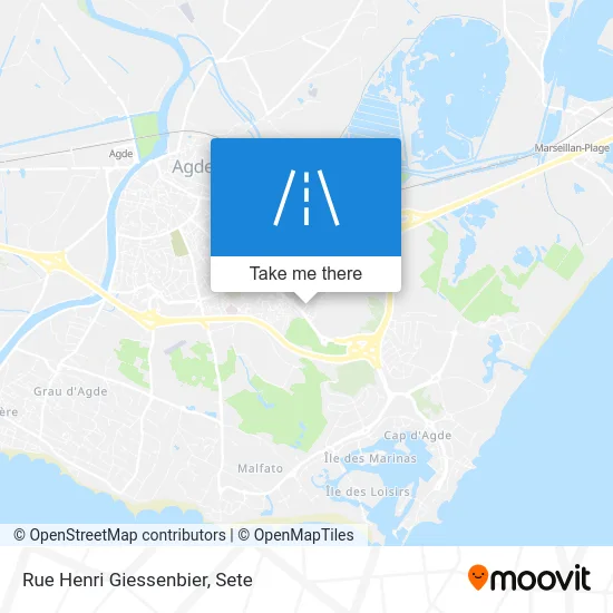 Mapa Rue Henri Giessenbier