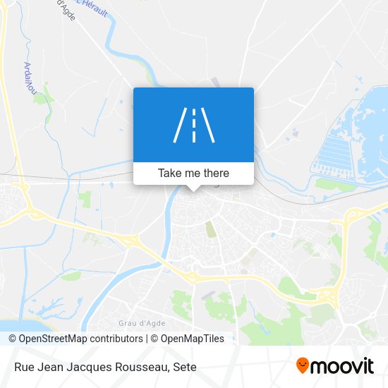 Rue Jean Jacques Rousseau map