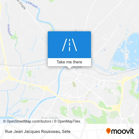 Mapa Rue Jean Jacques Rousseau