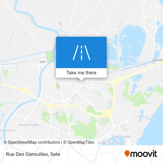 Mapa Rue Des Garouilles