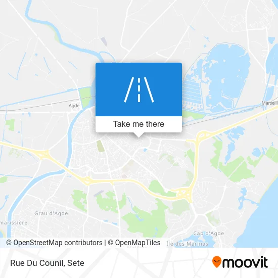 Mapa Rue Du Counil