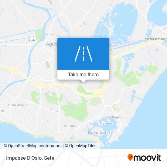 Impasse D'Oslo map
