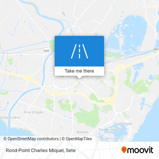 Rond-Point Charles Miquel map
