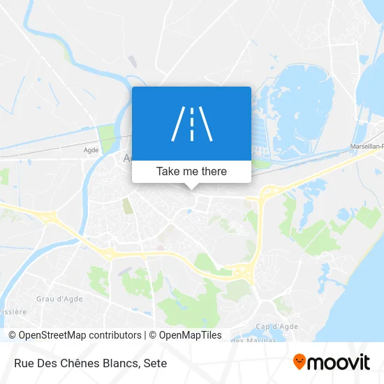 Mapa Rue Des Chênes Blancs