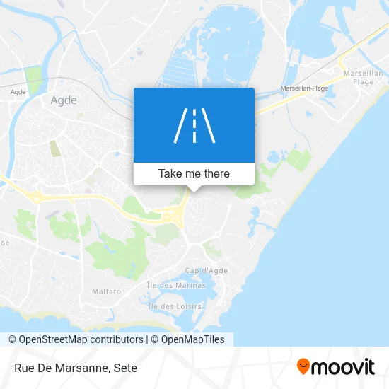 Mapa Rue De Marsanne