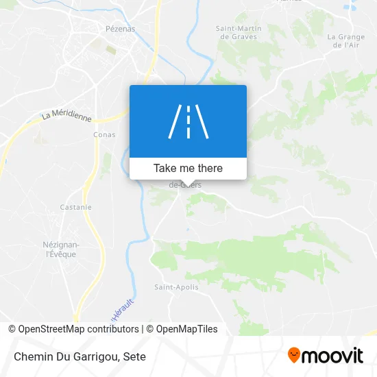 Chemin Du Garrigou map