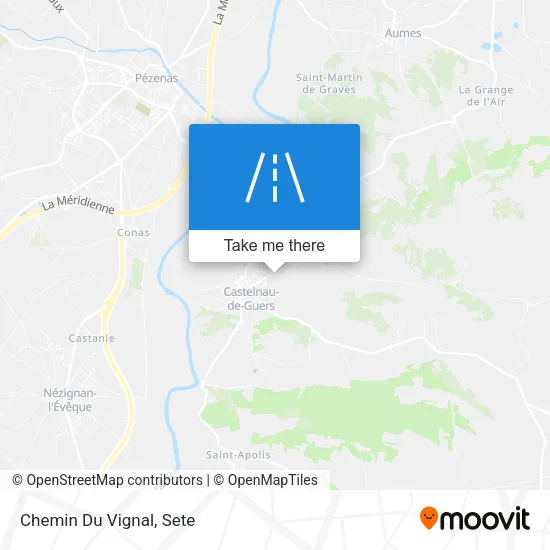 Chemin Du Vignal map