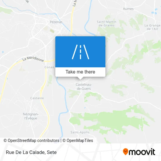 Rue De La Calade map