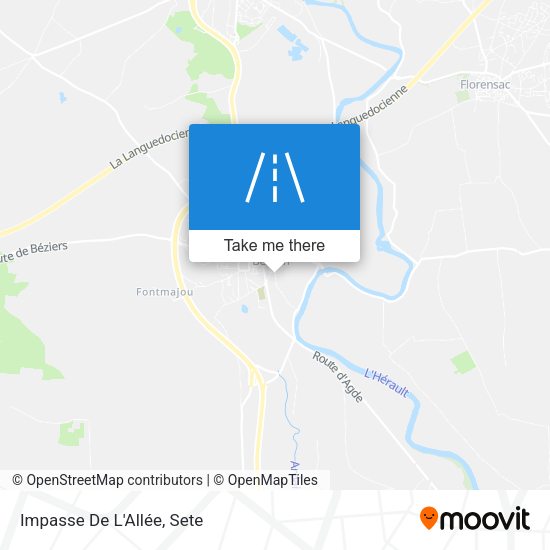 Impasse De L'Allée map
