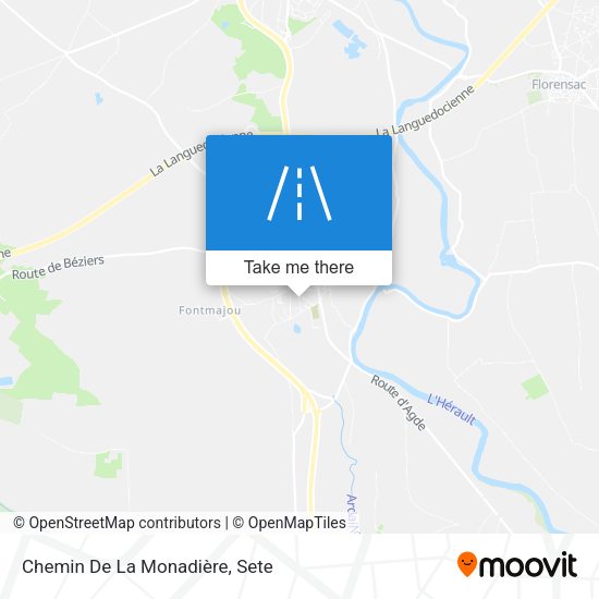 Chemin De La Monadière map