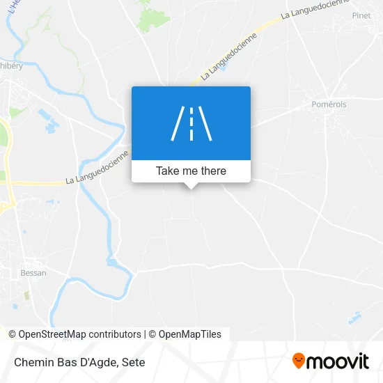 Chemin Bas D'Agde map