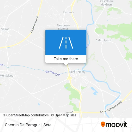 Chemin De Paragual map