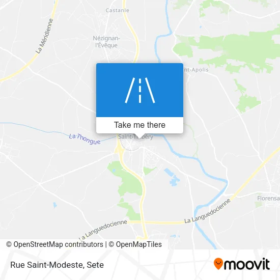 Rue Saint-Modeste map