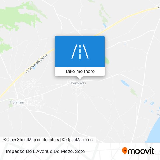 Impasse De L'Avenue De Mèze map
