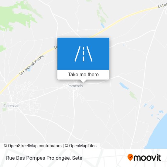 Rue Des Pompes Prolongée map